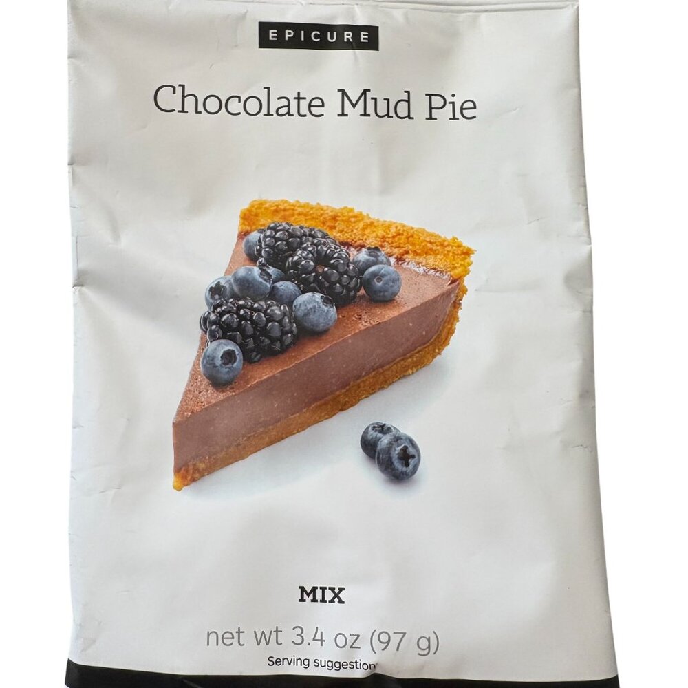 Epicure Chocolate Mud Pie Mix 3.4 Oz Net Wt 97G Dessert Baking